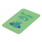 RICK EN MORTY™ | Poortredding Magneet (Linkerzijde)