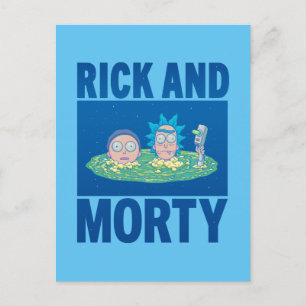 RICK EN MORTY™   Portaal zoeken Uitnodiging Briefkaart
