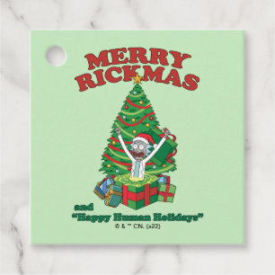 Rick en Morty   Portal Rick Merry Rickmas Bedankjes Labels