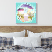 RICK EN MORTY™ | Privé-plaats van Rick Canvas Afdruk (Insitu (Slaapkamer))