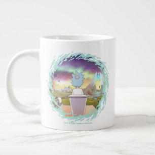 RICK EN MORTY™   Privé-plaats van Rick Extra Grote Beker