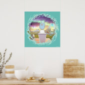 RICK EN MORTY™ | Privé-plaats van Rick Poster (Keuken)