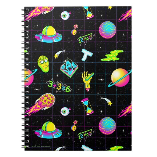 RICK EN MORTY™ | Psychedelic Season 3 Patroon Notitieboek (Voorkant)