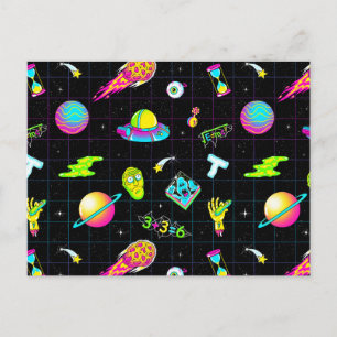 RICK EN MORTY™ Psychedelic Season 3 Patroon Uitnodiging Briefkaart