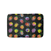 RICK EN MORTY™ | Psychedelic Swirl Pattern Badmat (Voorkant)