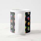 RICK EN MORTY™ | Psychedelic Swirl Pattern Extra Grote Beker (Achterkant)