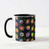 RICK EN MORTY™ | Psychedelic Swirl Pattern Mok (Links)