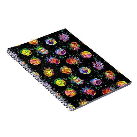 RICK EN MORTY™ | Psychedelic Swirl Pattern Notitieboek (Rechterzijde)