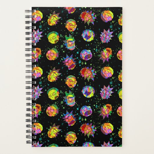 RICK EN MORTY™ | Psychedelic Swirl Pattern Planner (Voorkant)
