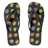 RICK EN MORTY™ | Psychedelic Swirl Pattern Teenslippers (Voetbed)