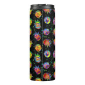 RICK EN MORTY™ | Psychedelic Swirl Pattern Thermosbeker (Achterkant)