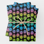 RICK EN MORTY™ | Rainbow Rick Head-patroon Inpakpapier Vel (In situ)