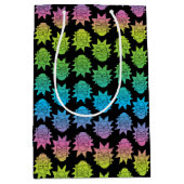 RICK EN MORTY™ | Rainbow Rick Head-patroon Medium Cadeauzakje (Voorkant)