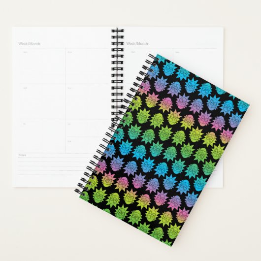 RICK EN MORTY™ | Rainbow Rick Head-patroon Planner (Display)