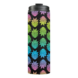 RICK EN MORTY™ | Rainbow Rick Head-patroon Thermosbeker
