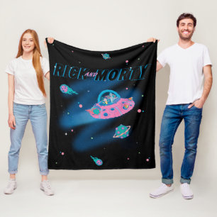 RICK EN MORTY™   Reizen door de ruimte Fleece Deken