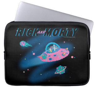 RICK EN MORTY™   Reizen door de ruimte Laptop Sleeve