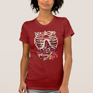 RICK EN MORTY™   Rib Cage van het anatomiepark T-shirt