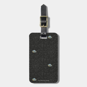 RICK EN MORTY™ Rick Constellation Pattern Bagagelabel