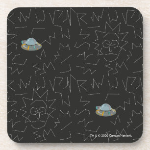 RICK EN MORTY™   Rick Constellation Pattern Bier Onderzetter