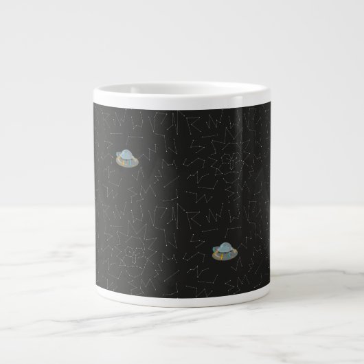 RICK EN MORTY™ | Rick Constellation Pattern Extra Grote Beker (Voorkant)