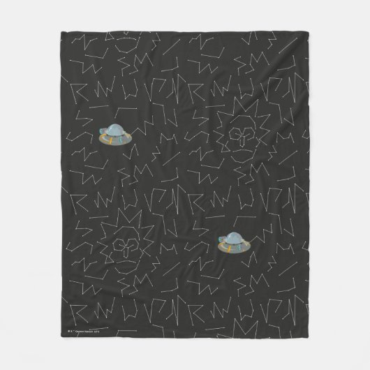 RICK EN MORTY™ | Rick Constellation Pattern Fleece Deken (Voorkant)