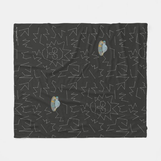RICK EN MORTY™ | Rick Constellation Pattern Fleece Deken (Voorkant (Horizontaal))