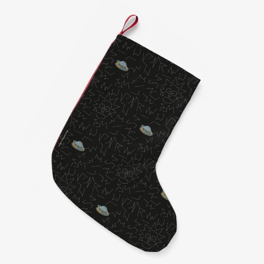 RICK EN MORTY™ | Rick Constellation Pattern Kleine Kerstsok (Voorkant (Hangend))