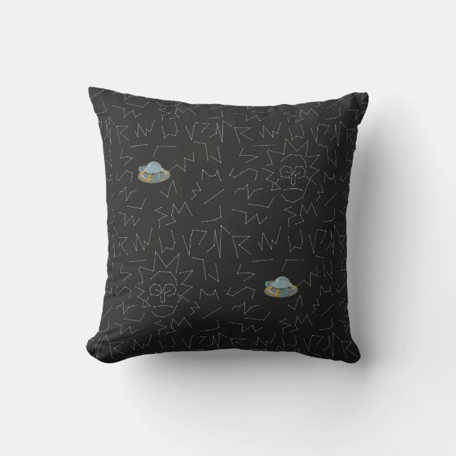 RICK EN MORTY™ | Rick Constellation Pattern Kussen (Voorkant)
