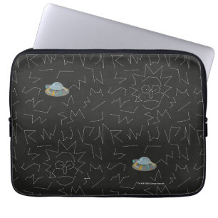 RICK EN MORTY™ Rick Constellation Pattern Laptop Sleeve
