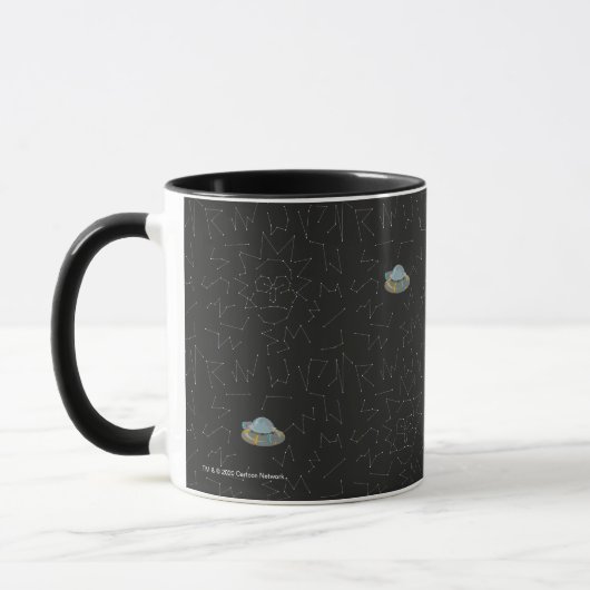 RICK EN MORTY™ | Rick Constellation Pattern Mok (Links)