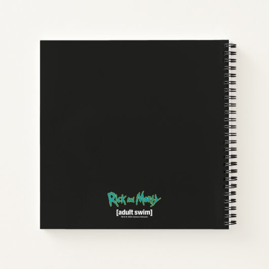 RICK EN MORTY™ | Rick Constellation Pattern Notitieboek (Achterkant)