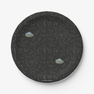 RICK EN MORTY™ | Rick Constellation Pattern Papieren Bordje