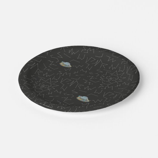 RICK EN MORTY™ | Rick Constellation Pattern Papieren Bordje (Gekanteld)