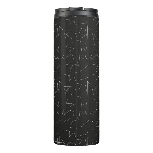 RICK EN MORTY™ | Rick Constellation Pattern Thermosbeker (Achterkant)