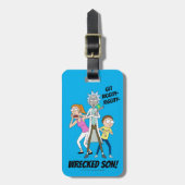 RICK EN MORTY™ | Rick, Morty en Summer Bagagelabel (Voorkant verticaal)