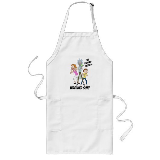 RICK EN MORTY™ | Rick, Morty en Summer Lang Schort (Voorkant)