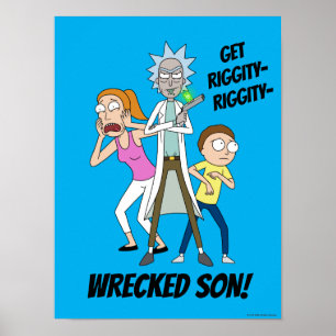 RICK EN MORTY™   Rick, Morty en Summer Poster