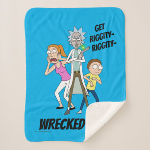 RICK EN MORTY™   Rick, Morty en Summer Sherpa Deken