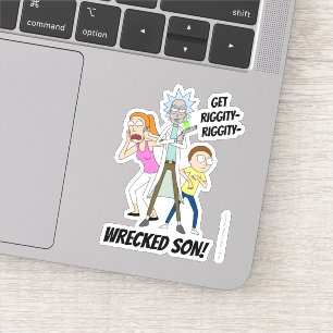 RICK EN MORTY™   Rick, Morty en Summer Sticker