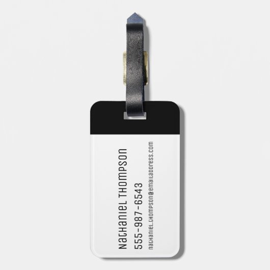 RICK EN MORTY™ | Rick's Moods Bagagelabel (Achterkant verticaal)