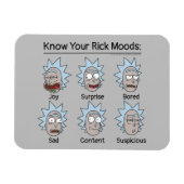 RICK EN MORTY™ | Rick's Moods Magneet (Horizontaal)