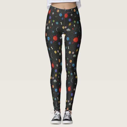 RICK EN MORTY™ | Ruimtepatroon Leggings (Voorkant)