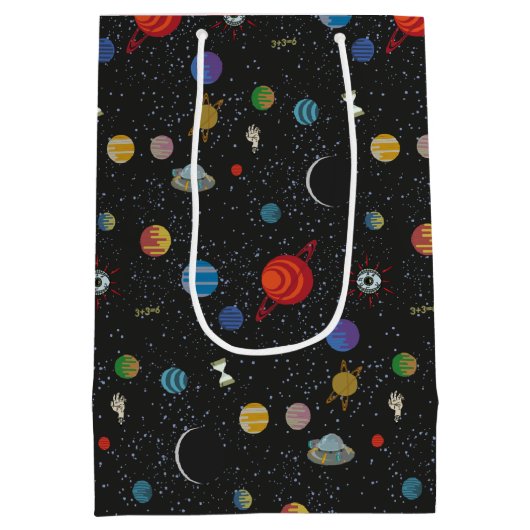 RICK EN MORTY™ | Ruimtepatroon Medium Cadeauzakje (Achterkant)