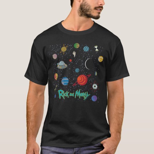 RICK EN MORTY™ | Ruimtepatroon T-shirt (Voorkant)