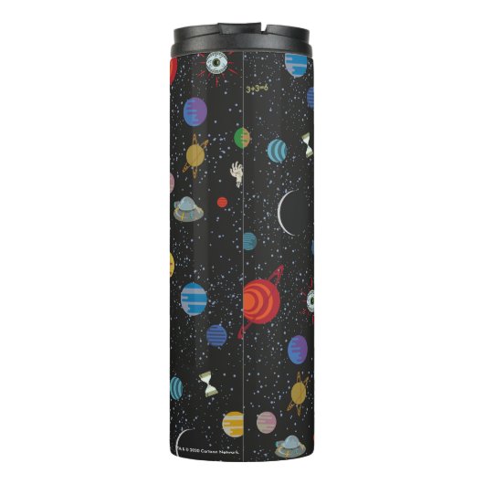 RICK EN MORTY™ | Ruimtepatroon Thermosbeker (Achterkant)