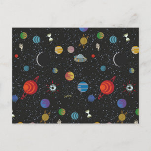 RICK EN MORTY™ Ruimtepatroon Uitnodiging Briefkaart