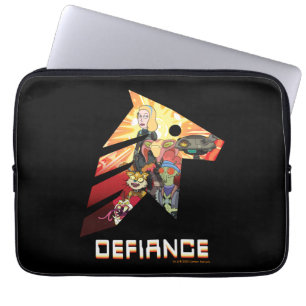RICK EN MORTY™ Ruimtevaartak- en defensiemater Laptop Sleeve