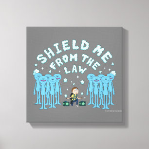 RICK EN MORTY™ Schrapping van de wet Canvas Afdruk