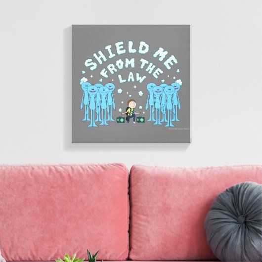 RICK EN MORTY™ | Schrapping van de wet Canvas Afdruk (Insitu (Woonkamer))